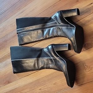 Franco fortini tall black boots